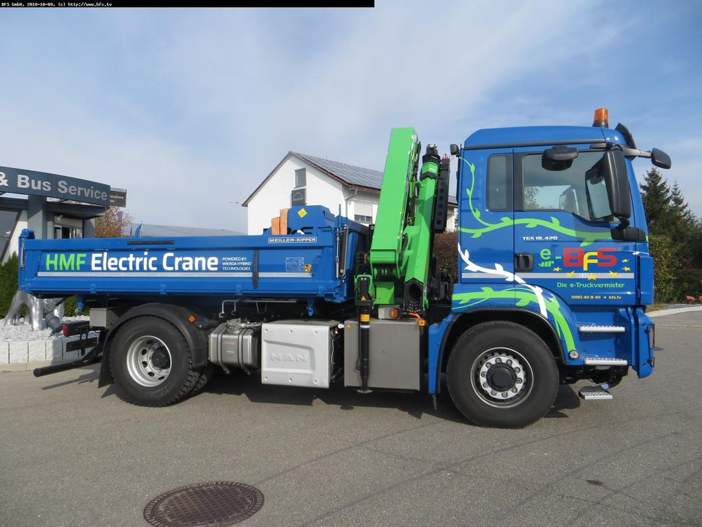MAN TGS 18.420 4x4H BL HMF,Elektrokran 1820 K4 RC - Camião basculante: foto 3 MAN TGS 18.420 4x4H BL HMF,Elektrokran 1820 K4 RC - Camião basculante: foto 3