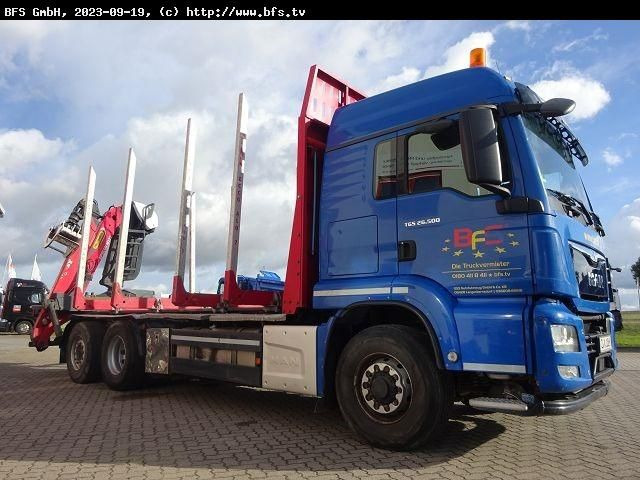 MAN TGS 26.500 6x4H-4BL Kurzholz - Camião de transporte de madeira: foto 3 MAN TGS 26.500 6x4H-4BL Kurzholz - Camião de transporte de madeira: foto 3