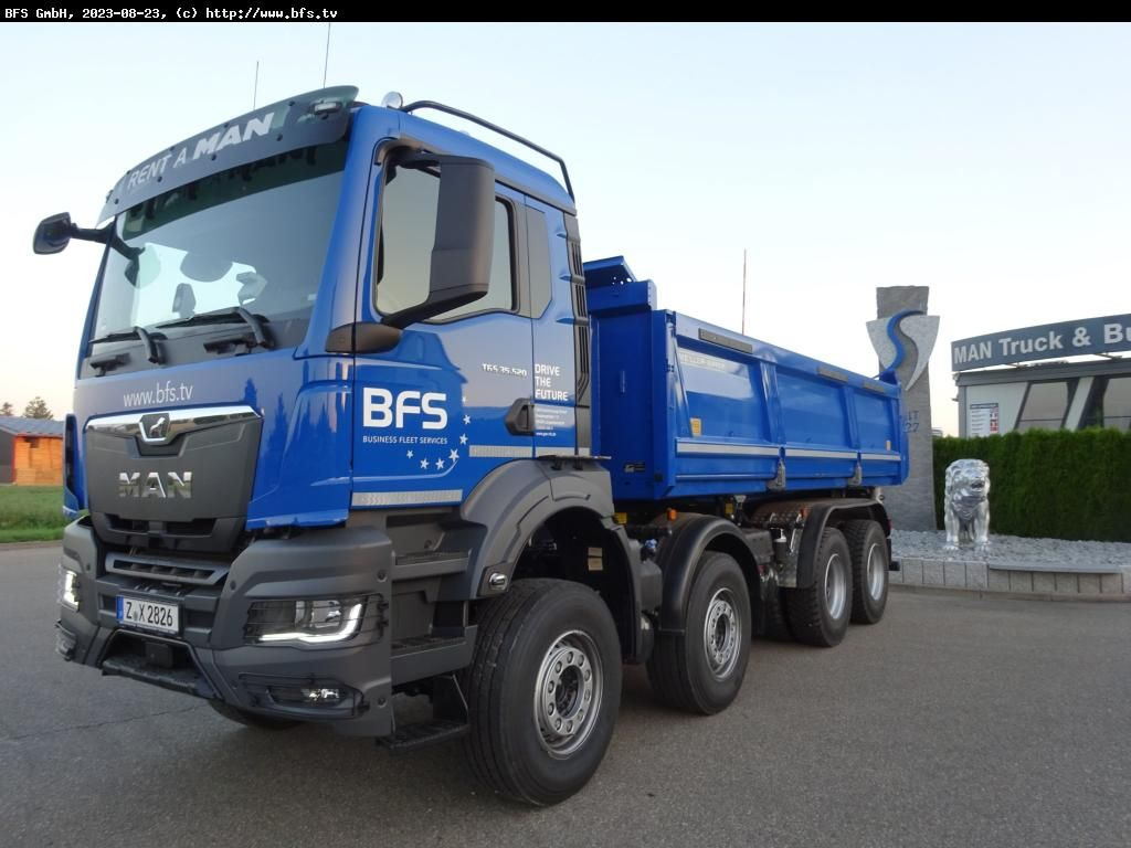 MAN TGS (TG3) 35.520 8x4 BB CH Bordmatik links, 3-Se - Camião basculante: foto 1 MAN TGS (TG3) 35.520 8x4 BB CH Bordmatik links, 3-Se - Camião basculante: foto 1
