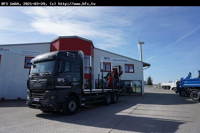 MAN TGX (TG3) 26.510 6x4 BL TG3, Plateau Aufbau - Camião de transporte de madeira: foto 1 MAN TGX (TG3) 26.510 6x4 BL TG3, Plateau Aufbau - Camião de transporte de madeira: foto 1