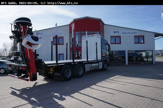 MAN TGX (TG3) 26.510 6x4 BL TG3, Plateau Aufbau - Camião de transporte de madeira: foto 4 MAN TGX (TG3) 26.510 6x4 BL TG3, Plateau Aufbau - Camião de transporte de madeira: foto 4
