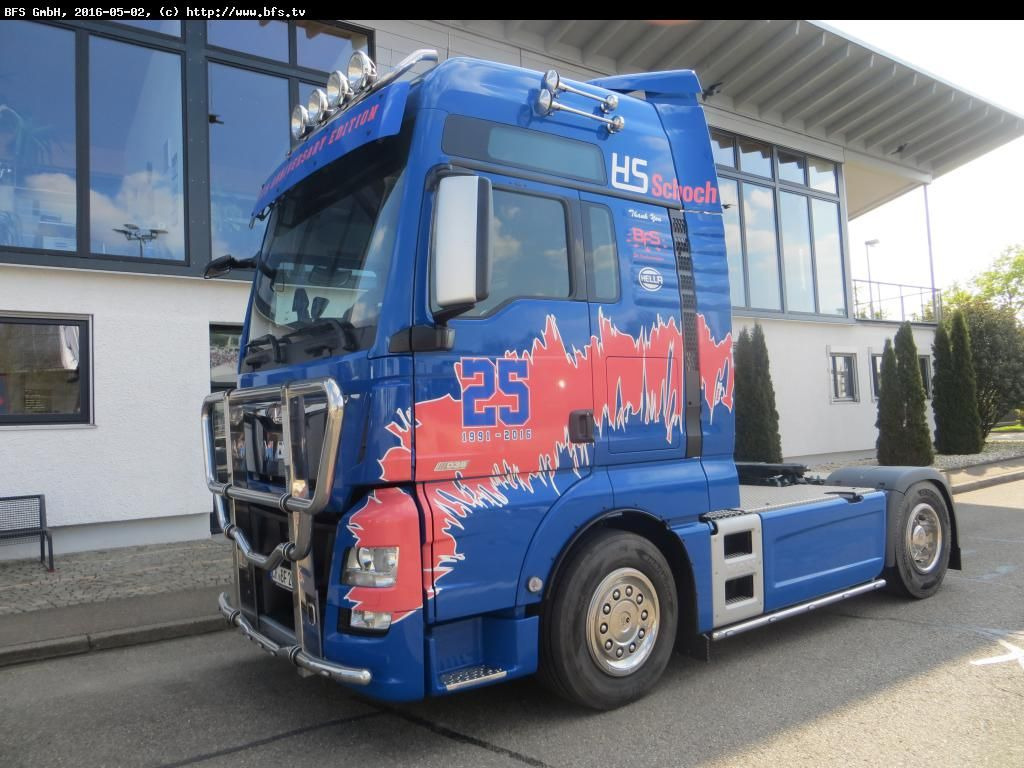 MAN TGX 18.560 4x2 BLS Euro 6 HS Schoch Edition 2016 - Tractor: foto 1 MAN TGX 18.560 4x2 BLS Euro 6 HS Schoch Edition 2016 - Tractor: foto 1