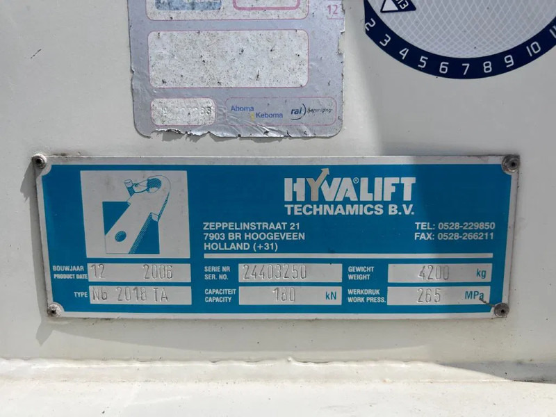 Camião multibenne DAF CF 85.360 6X2 EURO 5 HYVA SKIPLOADER + NIDO: foto 9