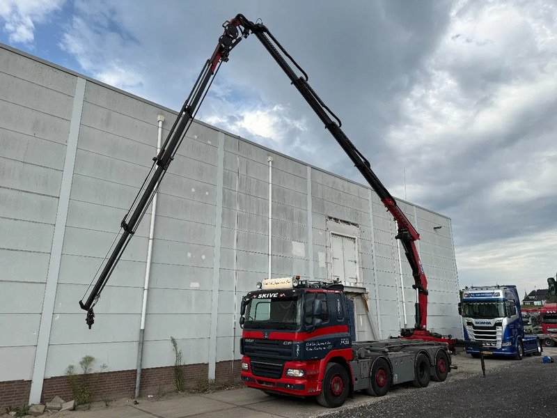 Camião com sistema de cabo, Camião grua DAF CF 85.460 8X2 + YEAR 2016 HMF CRANE 2620-K4 + FLYJIB + WINCH + REMOTE: foto 6
