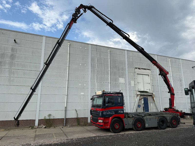 DAF CF 85.460 8X2 + YEAR 2016 HMF CRANE 2620-K4 + FLYJIB + WINCH + REMOTE - Camião com sistema de cabo, Camião grua: foto 5 DAF CF 85.460 8X2 + YEAR 2016 HMF CRANE 2620-K4 + FLYJIB + WINCH + REMOTE - Camião com sistema de cabo, Camião grua: foto 5