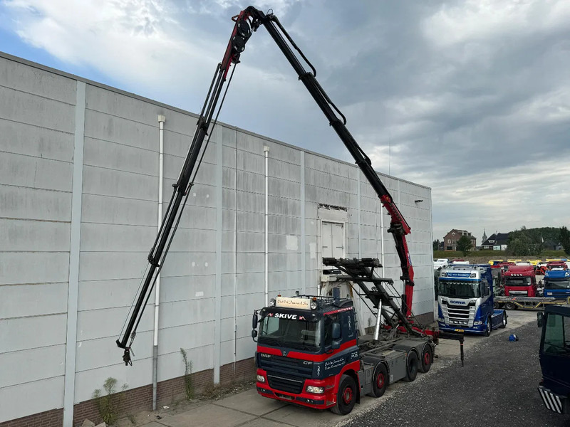 DAF CF 85.460 8X2 + YEAR 2016 HMF CRANE 2620-K4 + FLYJIB + WINCH + REMOTE - Camião com sistema de cabo, Camião grua: foto 2 DAF CF 85.460 8X2 + YEAR 2016 HMF CRANE 2620-K4 + FLYJIB + WINCH + REMOTE - Camião com sistema de cabo, Camião grua: foto 2