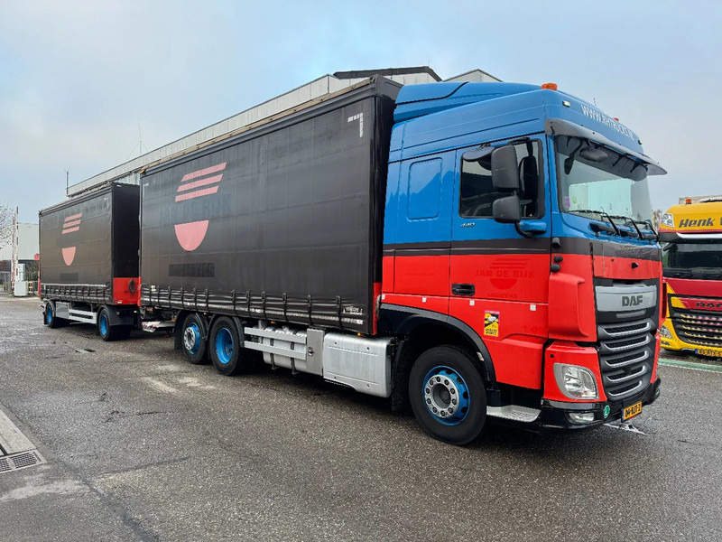 DAF XF 440 6X2 EURO 6 + HERTOGHS HANGER 2X BPW AXLE DHOLLANDIA 3000 KG - Camião de lona: foto 3 DAF XF 440 6X2 EURO 6 + HERTOGHS HANGER 2X BPW AXLE DHOLLANDIA 3000 KG - Camião de lona: foto 3