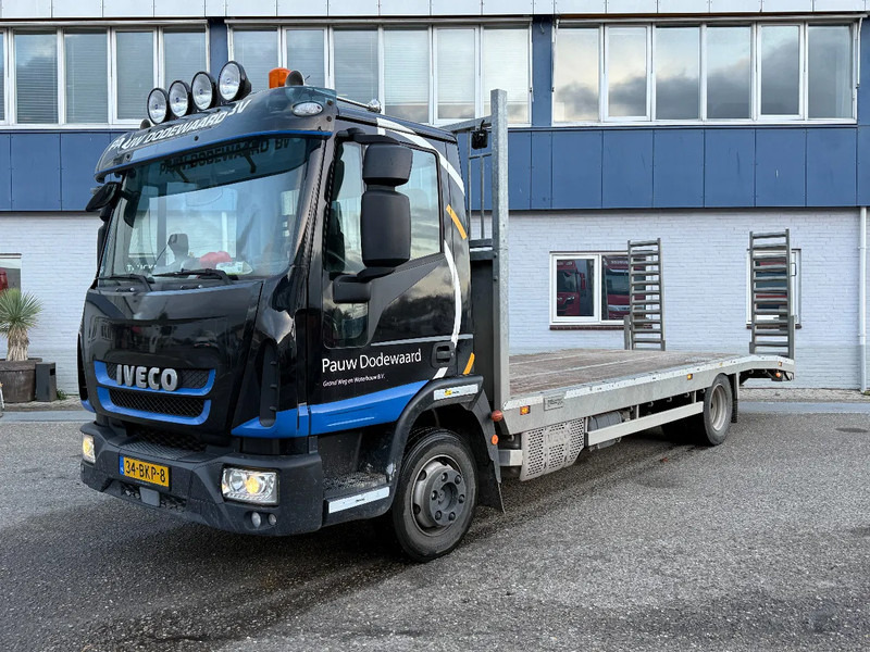 Iveco EuroCargo 120 180 PK - EURO 6 - 6,00 METER LOADING SPACE + RAMPS - Camião transporte de veículos: foto 1 Iveco EuroCargo 120 180 PK - EURO 6 - 6,00 METER LOADING SPACE + RAMPS - Camião transporte de veículos: foto 1