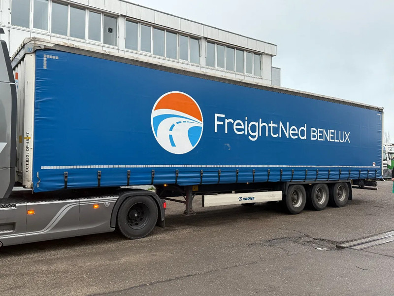 Krone SD - 3 AXLE + ALU BORDEN + SLIDING ROOF - Semi-reboque de lona: foto 1 Krone SD - 3 AXLE + ALU BORDEN + SLIDING ROOF - Semi-reboque de lona: foto 1