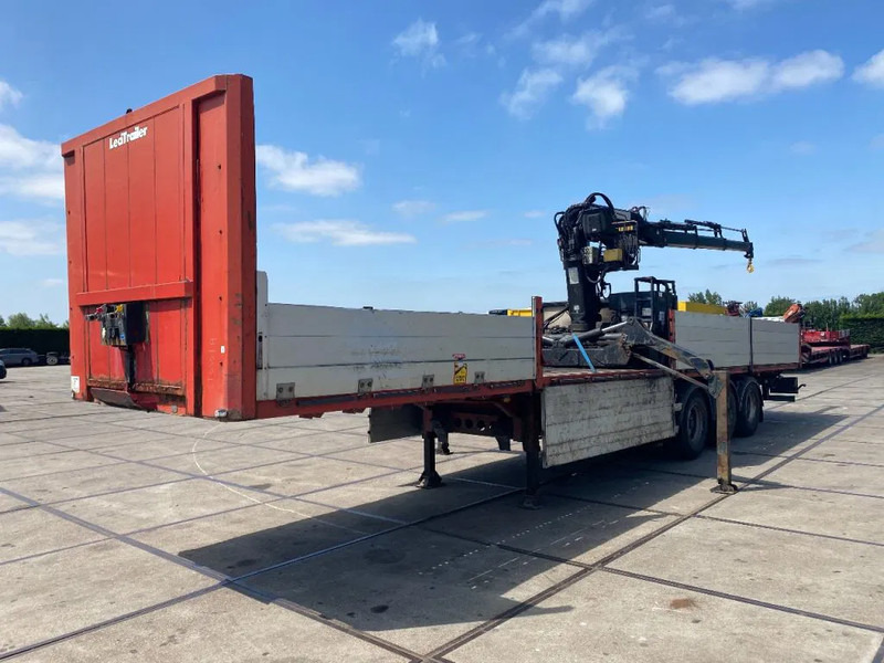 Lecitrailer MET HIAB R165 F3 - Semi-reboque plataforma/ Caixa aberta: foto 1 Lecitrailer MET HIAB R165 F3 - Semi-reboque plataforma/ Caixa aberta: foto 1