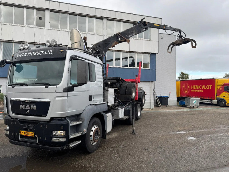 MAN TGS 33.480 6X4 + HIAB 251S.82 + TRAILER 2 AXLE KRAEMER - Camião grua: foto 3 MAN TGS 33.480 6X4 + HIAB 251S.82 + TRAILER 2 AXLE KRAEMER - Camião grua: foto 3