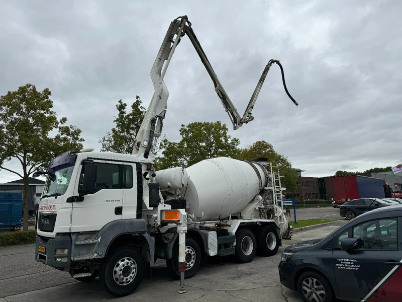 MAN TGS 35.400 8X4 PUTZMEISTER PUMP 21-3 + LIEBHERR MIXER - Autobomba de betão: foto 2 MAN TGS 35.400 8X4 PUTZMEISTER PUMP 21-3 + LIEBHERR MIXER - Autobomba de betão: foto 2