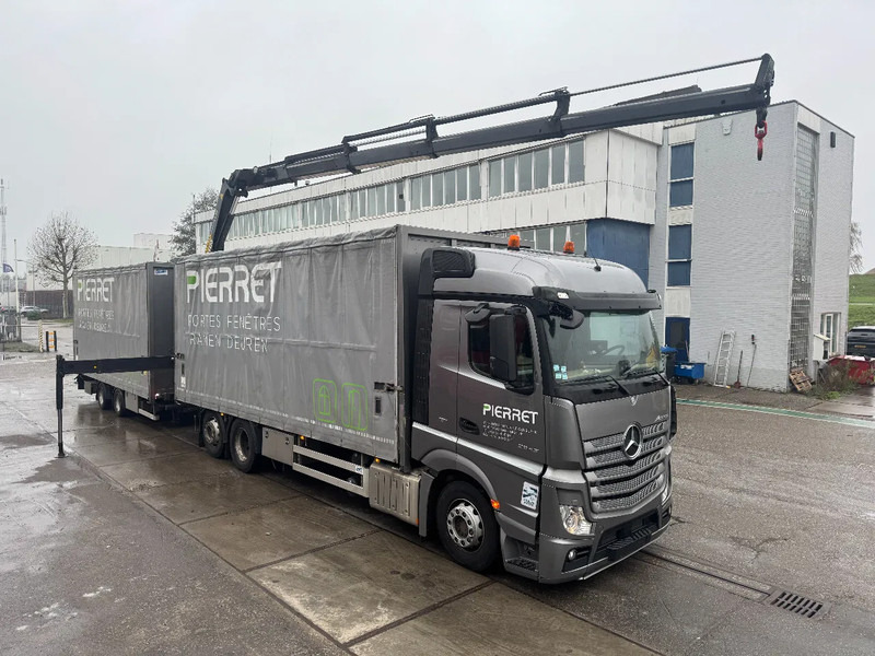 Mercedes-Benz Actros 2645 PALFINGER PK 19 + REMOTE CONTROL + ROYEN HANGER COMPLETE 2017! - Camião de lona, Camião grua: foto 3 Mercedes-Benz Actros 2645 PALFINGER PK 19 + REMOTE CONTROL + ROYEN HANGER COMPLETE 2017! - Camião de lona, Camião grua: foto 3