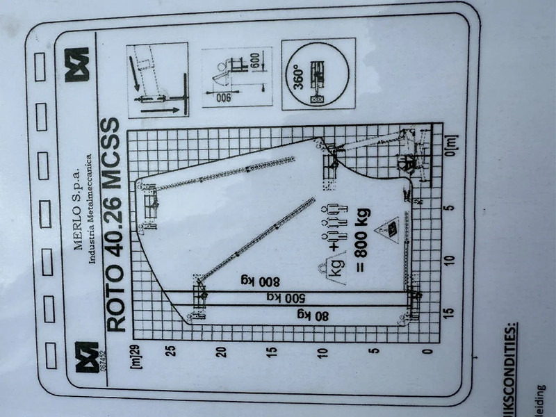 Pá carregadora Merlo ROTO40.26MCSS, AFSTANDBEDIENING,MANBAK PALLETVORKEN HIJS JIB EN LIER: foto 6 Pá carregadora Merlo ROTO40.26MCSS, AFSTANDBEDIENING,MANBAK PALLETVORKEN HIJS JIB EN LIER: foto 6
