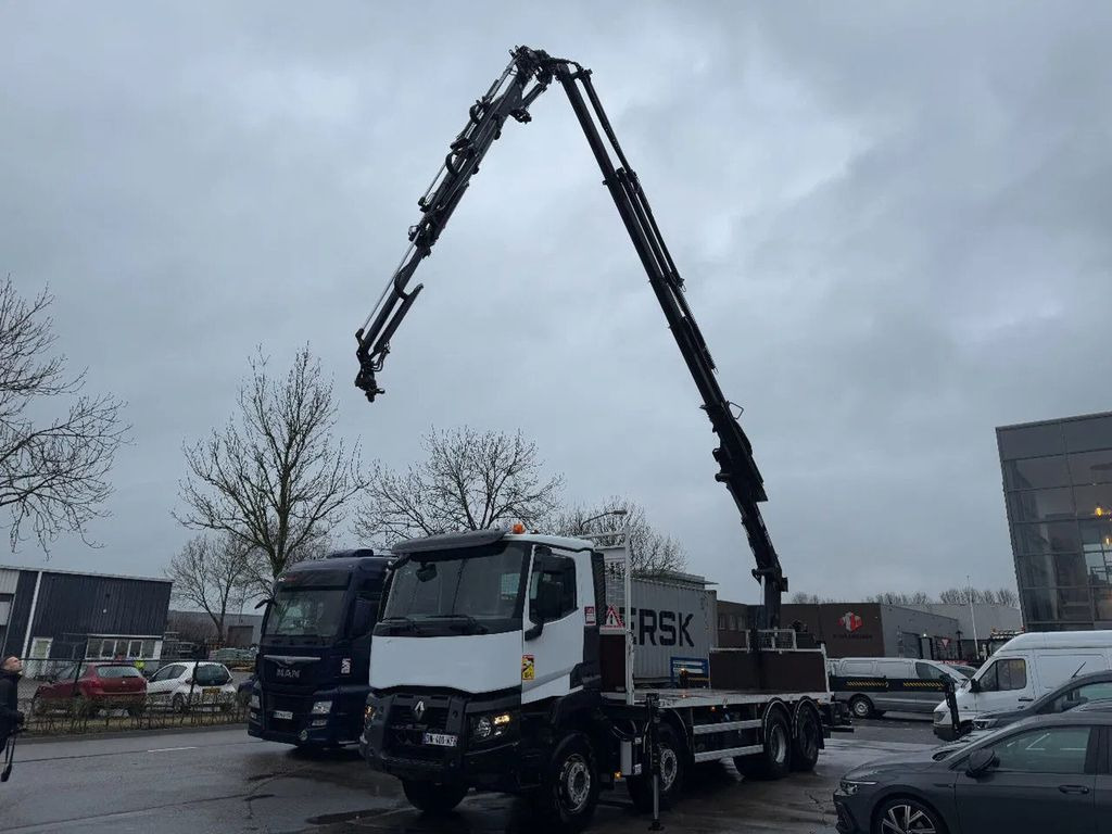 Renault C430 8X4 - EURO 6 + HIAB 288 E-5 + JIB 70X-4 + R - Camião grua, Camião de caixa aberta/ Plataforma: foto 3 Renault C430 8X4 - EURO 6 + HIAB 288 E-5 + JIB 70X-4 + R - Camião grua, Camião de caixa aberta/ Plataforma: foto 3