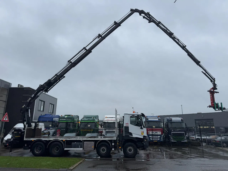 Renault C430 8X4 - EURO 6 + HIAB 288 E-5 + JIB 70X-4 + REMOTE + FULL STEEL SUSP. - Camião de caixa aberta/ Plataforma, Camião grua: foto 2 Renault C430 8X4 - EURO 6 + HIAB 288 E-5 + JIB 70X-4 + REMOTE + FULL STEEL SUSP. - Camião de caixa aberta/ Plataforma, Camião grua: foto 2