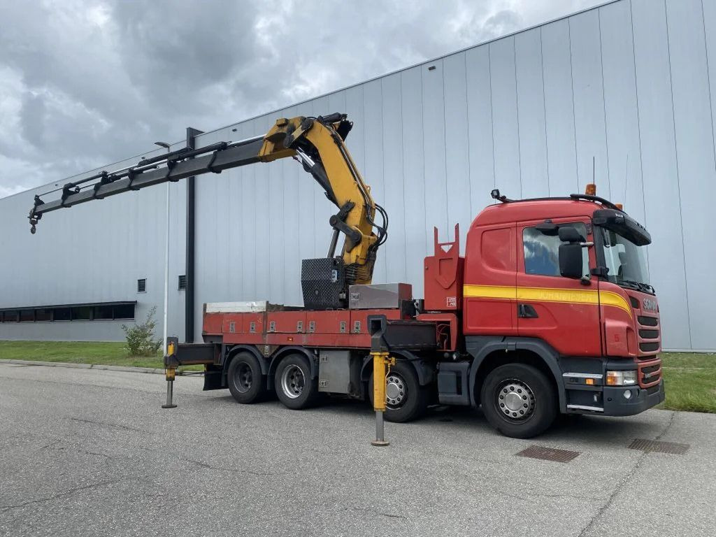 Scania G480 8X4 + EFFER 1250 6S + REMOTE + WINCH - 6+3 - Camião grua: foto 1 Scania G480 8X4 + EFFER 1250 6S + REMOTE + WINCH - 6+3 - Camião grua: foto 1