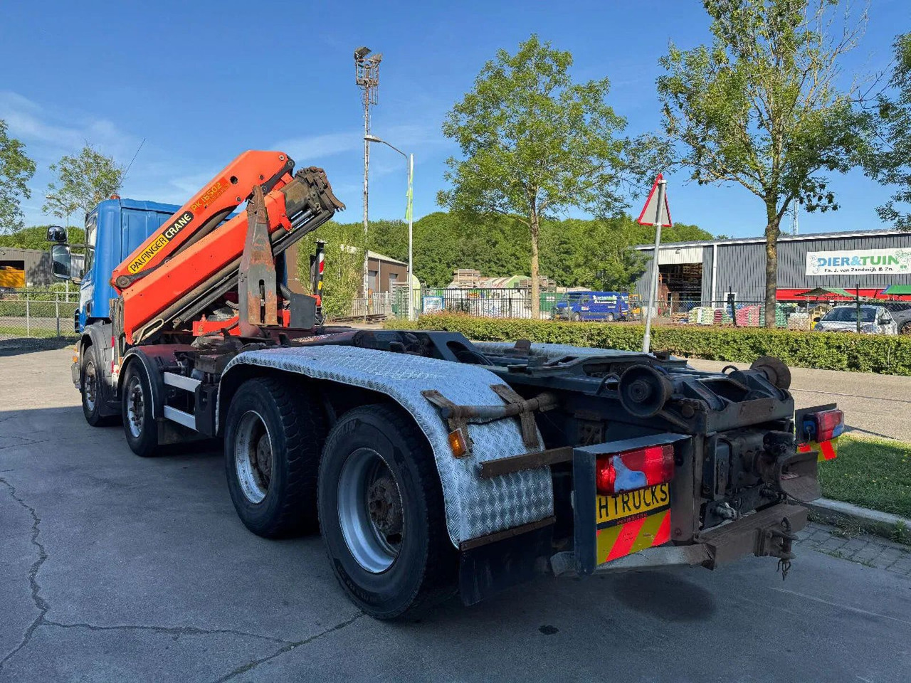 Camião grua Scania P380 8X4 PALFINGER HOOK + PALFINGER PK16502 + RE: foto 10