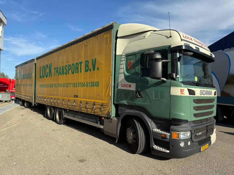 Scania R450 6X2 + DRACO AANHANGER 2010 TUV TILL 17-08-2026 - Camião de lona: foto 4 Scania R450 6X2 + DRACO AANHANGER 2010 TUV TILL 17-08-2026 - Camião de lona: foto 4