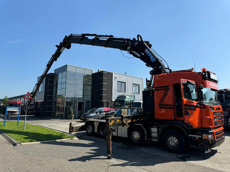 Scania R560 V8 8X2 + EFFER CRANE 1550 6S + FLYJIP 6XHYDR + REMOTE + WINCH - Camião grua: foto 4 Scania R560 V8 8X2 + EFFER CRANE 1550 6S + FLYJIP 6XHYDR + REMOTE + WINCH - Camião grua: foto 4
