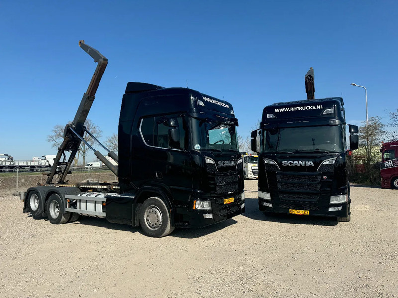 Scania R580 V8 6X2 VDL HOOK 20T RETARDER EURO 6 2 UNITS - Camião polibenne: foto 3 Scania R580 V8 6X2 VDL HOOK 20T RETARDER EURO 6 2 UNITS - Camião polibenne: foto 3