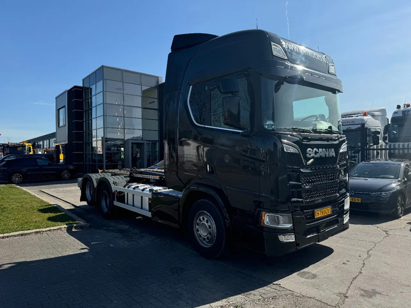 Camião polibenne Scania R580 V8 6X2 VDL HOOK 20T RETARDER EURO 6 2 UNITS: foto 14