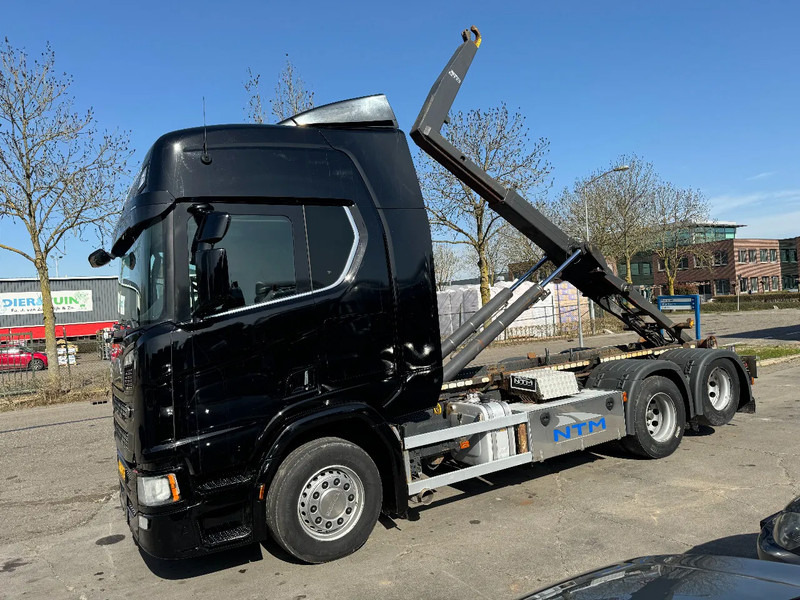 Camião polibenne Scania R580 V8 6X2 VDL HOOK 20T RETARDER EURO 6 2 UNITS: foto 11