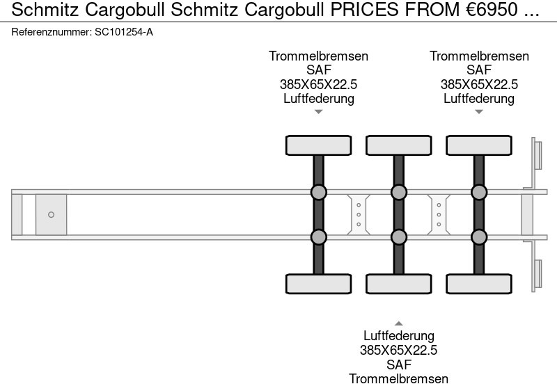 Schmitz Cargobull Schmitz Cargobull PRICES FROM €6950 TO €8950,- 40 X CARRIER 1850 MT D/E SAF AXELS - Semi-reboque frigorífico: foto 4 Schmitz Cargobull Schmitz Cargobull PRICES FROM €6950 TO €8950,- 40 X CARRIER 1850 MT D/E SAF AXELS - Semi-reboque frigorífico: foto 4
