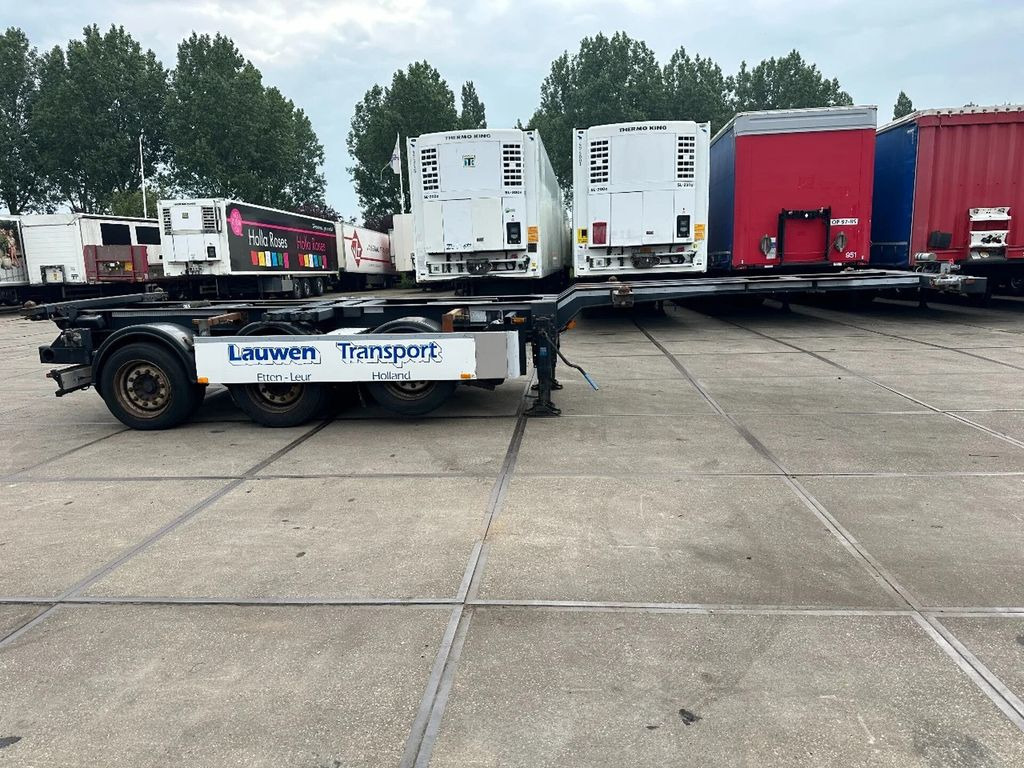 Tracon TRAILERS LZV MET SCHOTEL LIFT EN STUURAS - Semi-reboque transportador de contêineres/ Caixa móvel: foto 1 Tracon TRAILERS LZV MET SCHOTEL LIFT EN STUURAS - Semi-reboque transportador de contêineres/ Caixa móvel: foto 1