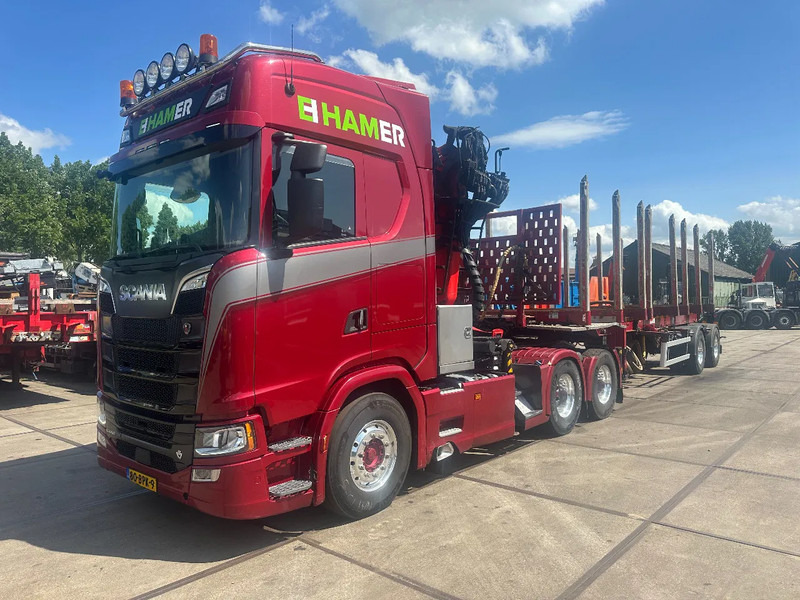Scania S650 V8, EPSILON S290 Z 96. DOLL TRAILER 2 AXLE FORCED STEERING, 4,5 M EXTENDABLE, APK 04-2026 - Tractor: foto 4 Scania S650 V8, EPSILON S290 Z 96. DOLL TRAILER 2 AXLE FORCED STEERING, 4,5 M EXTENDABLE, APK 04-2026 - Tractor: foto 4