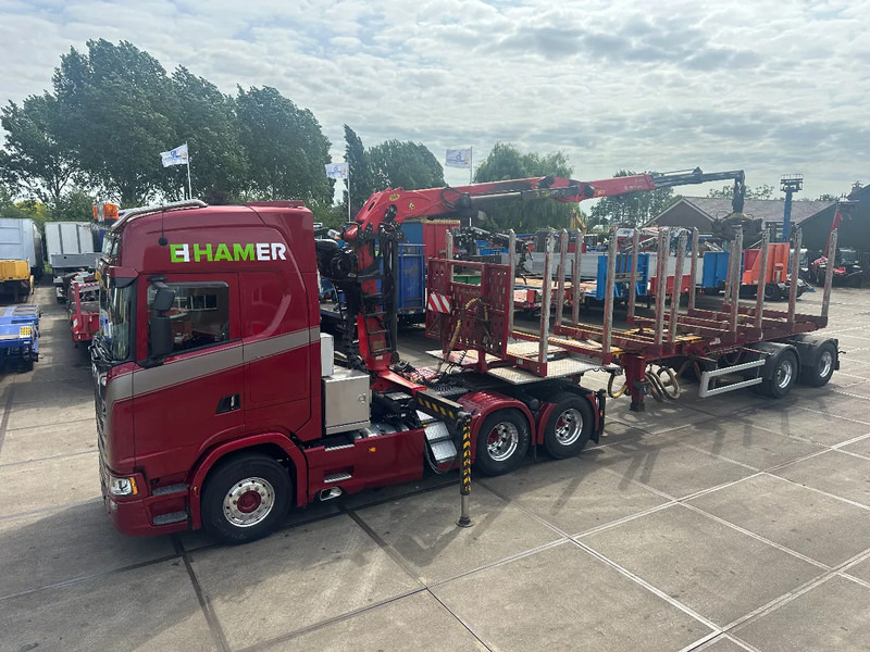Scania S650 V8, EPSILON S290 Z 96. DOLL TRAILER 2 AXLE FORCED STEERING, 4,5 M EXTENDABLE, APK 04-2026 - Tractor: foto 1 Scania S650 V8, EPSILON S290 Z 96. DOLL TRAILER 2 AXLE FORCED STEERING, 4,5 M EXTENDABLE, APK 04-2026 - Tractor: foto 1