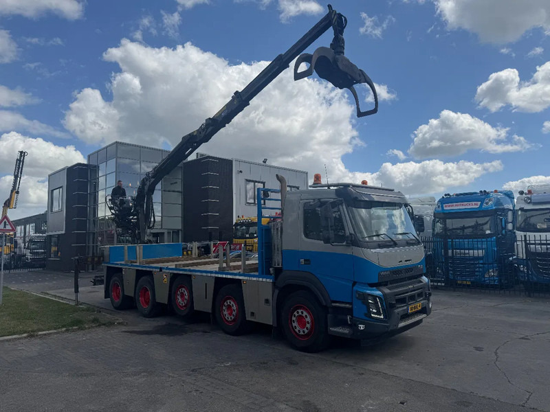 Volvo FMX 460 10X4 HIAB J2640ZT + HULTDINS GRIJPER HUB REDUCTION - Camião de caixa aberta/ Plataforma, Camião grua: foto 3 Volvo FMX 460 10X4 HIAB J2640ZT + HULTDINS GRIJPER HUB REDUCTION - Camião de caixa aberta/ Plataforma, Camião grua: foto 3