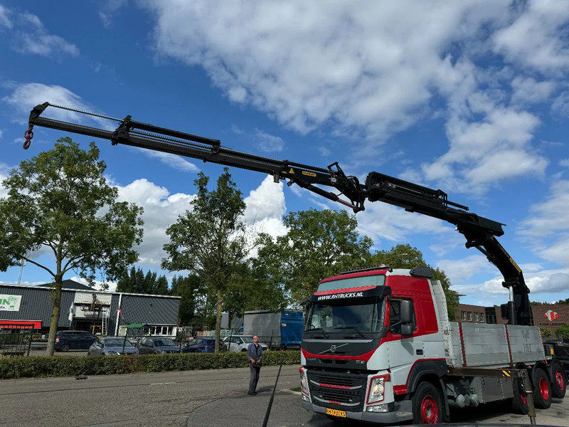 Volvo FMX 460 8X4 PALFINGER PK53002 + FLY JIP AN REMOTE CONTROLE, LAST AXEL STEERING - Camião grua: foto 1 Volvo FMX 460 8X4 PALFINGER PK53002 + FLY JIP AN REMOTE CONTROLE, LAST AXEL STEERING - Camião grua: foto 1