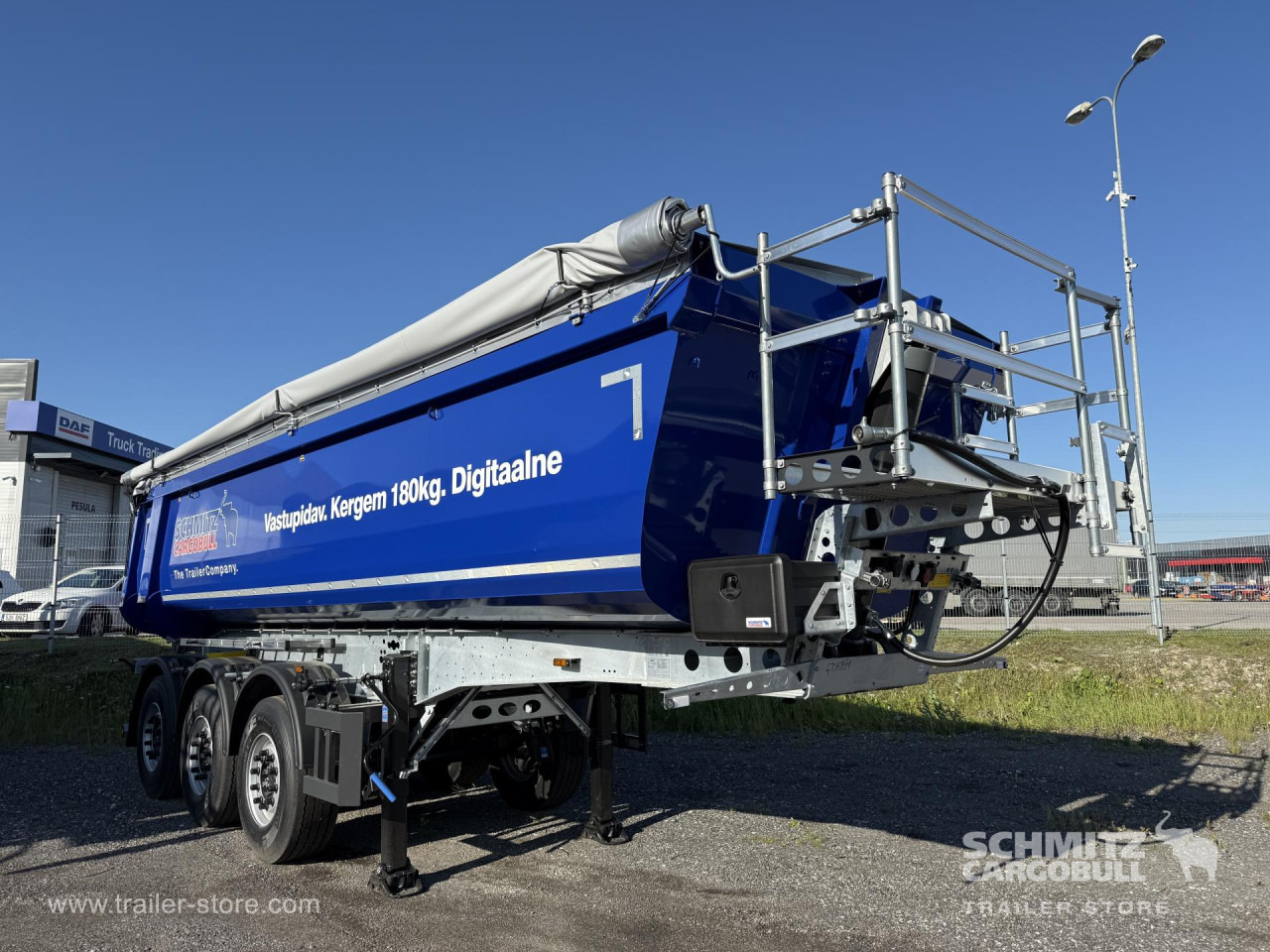 SCHMITZ Tipper Steel half pipe body 24m³ - Semi-reboque basculante: foto 5 SCHMITZ Tipper Steel half pipe body 24m³ - Semi-reboque basculante: foto 5