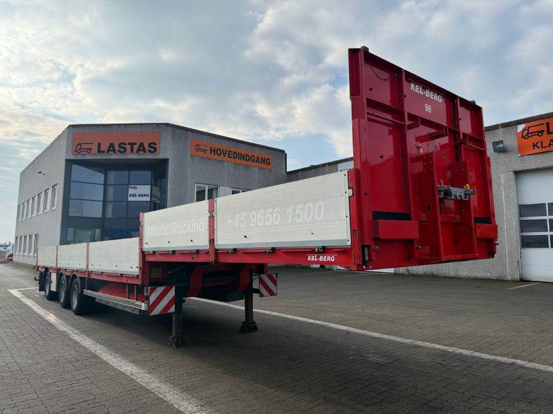 KEL-BERG 3-axle Stepdeck/Tiefbettauflieger/Nedbygget - Semi-reboque baixa: foto 1 KEL-BERG 3-axle Stepdeck/Tiefbettauflieger/Nedbygget - Semi-reboque baixa: foto 1