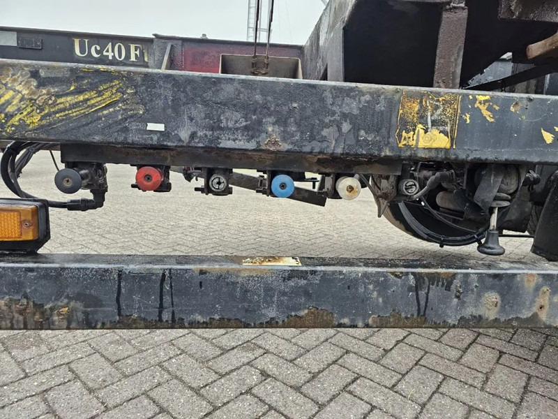 Semi-reboque transportador de contêineres/ Caixa móvel Broshuis MFCC Multi - Lifting axle - 2x20FT / 40FTHC / 45FTHC: foto 15