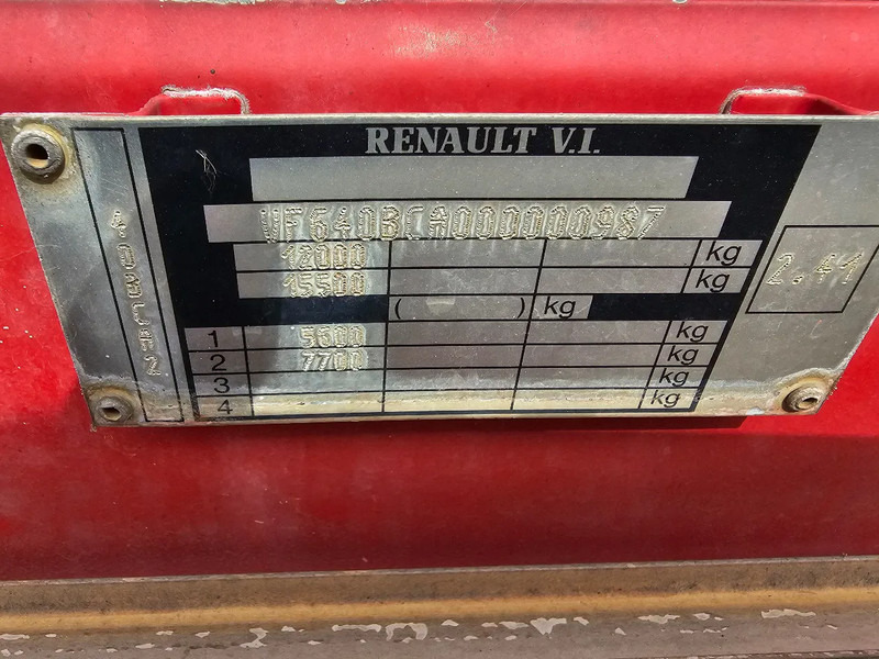 Carro de bombeiro Renault M210 Arbois 3500L - Hydraulic winch: foto 17