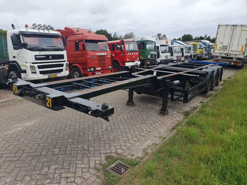 Schmitz Cargobull 45-40-2x20FT - Semi-reboque transportador de contêineres/ Caixa móvel: foto 1 Schmitz Cargobull 45-40-2x20FT - Semi-reboque transportador de contêineres/ Caixa móvel: foto 1