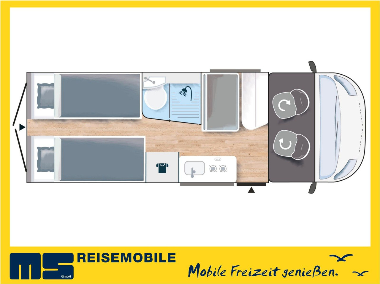 Chausson V697 SPORT LINE / -2026- / 140-8G./ EINZELBETTEN - Campervan: foto 2 Chausson V697 SPORT LINE / -2026- / 140-8G./ EINZELBETTEN - Campervan: foto 2