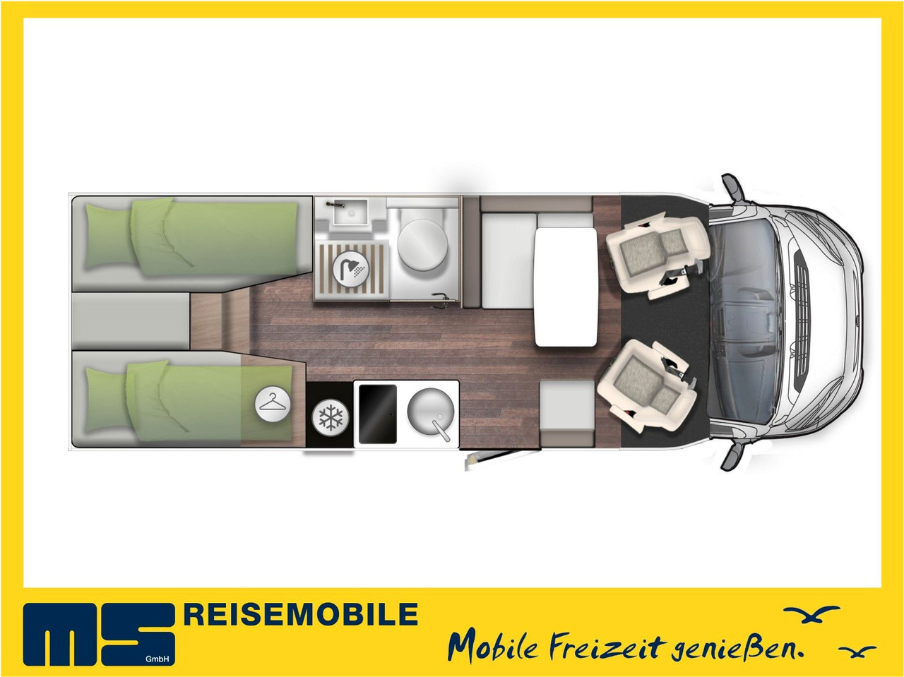 Forster T 699 EB / -2025- / EINZELBETTEN / 140-AUTOMATIK - Autocaravana perfilada: foto 2 Forster T 699 EB / -2025- / EINZELBETTEN / 140-AUTOMATIK - Autocaravana perfilada: foto 2