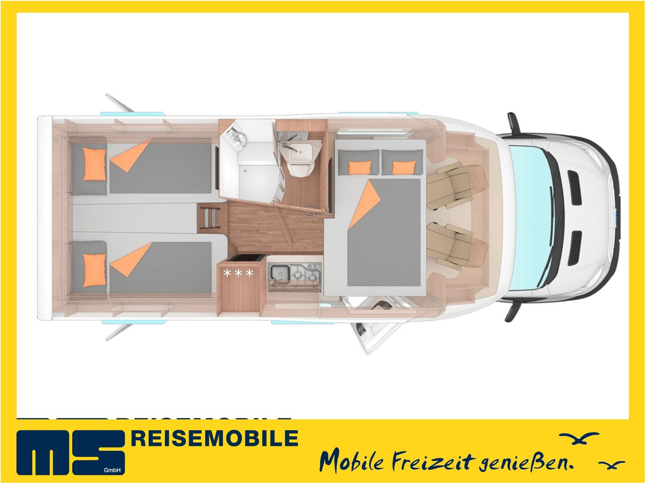 Weinsberg CARASUITE 650 MEG /155PS /EINZELBETTEN & HUBBETT - Autocaravana perfilada: foto 2 Weinsberg CARASUITE 650 MEG /155PS /EINZELBETTEN & HUBBETT - Autocaravana perfilada: foto 2