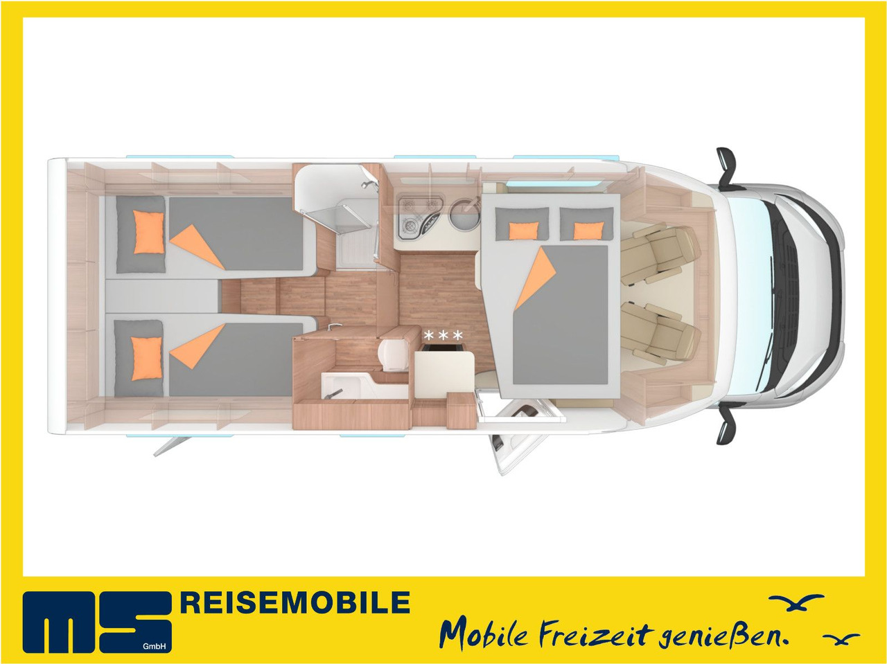 Weinsberg CARASUITE 700 MEG /155PS /EINZELBETTEN & RAUMBAD - Autocaravana perfilada: foto 2 Weinsberg CARASUITE 700 MEG /155PS /EINZELBETTEN & RAUMBAD - Autocaravana perfilada: foto 2