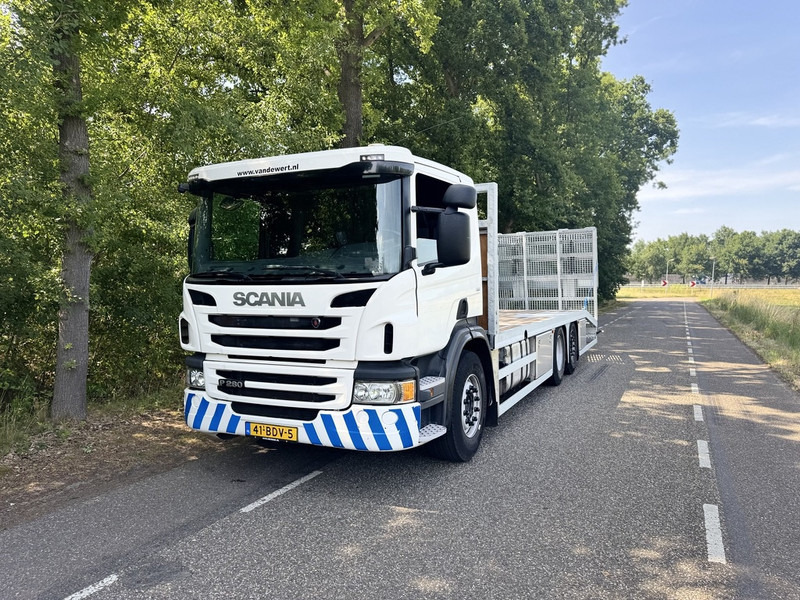 Scania P280 6X2 Machine Transporter / Oprij Vrachtwagen Euro 6 - Allison Automaat - Full Air - 115DKM - Camera - 2016 - Camião transporte de veículos: foto 3 Scania P280 6X2 Machine Transporter / Oprij Vrachtwagen Euro 6 - Allison Automaat - Full Air - 115DKM - Camera - 2016 - Camião transporte de veículos: foto 3