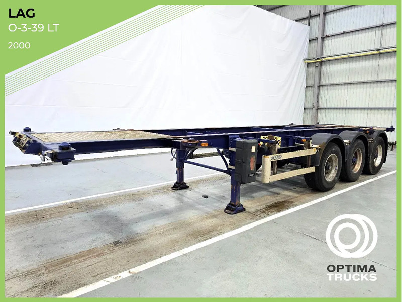 LAG O-3-39 LT / 20, 30ft - Semi-reboque transportador de contêineres/ Caixa móvel: foto 1 LAG O-3-39 LT / 20, 30ft - Semi-reboque transportador de contêineres/ Caixa móvel: foto 1