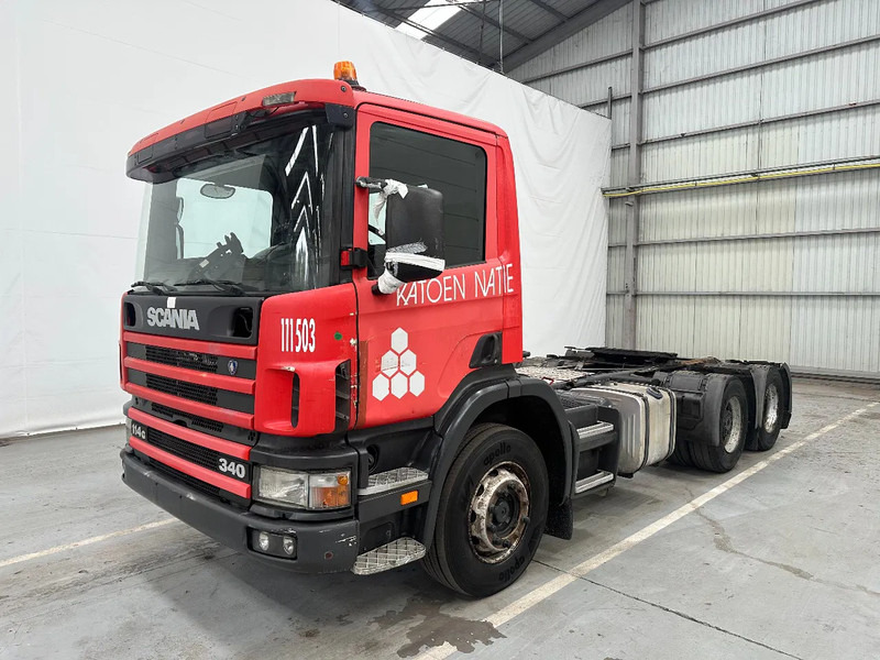 Tractor Scania P114-340 G 6x2-6x4 / compresseur - compressor / EURO 2: foto 1