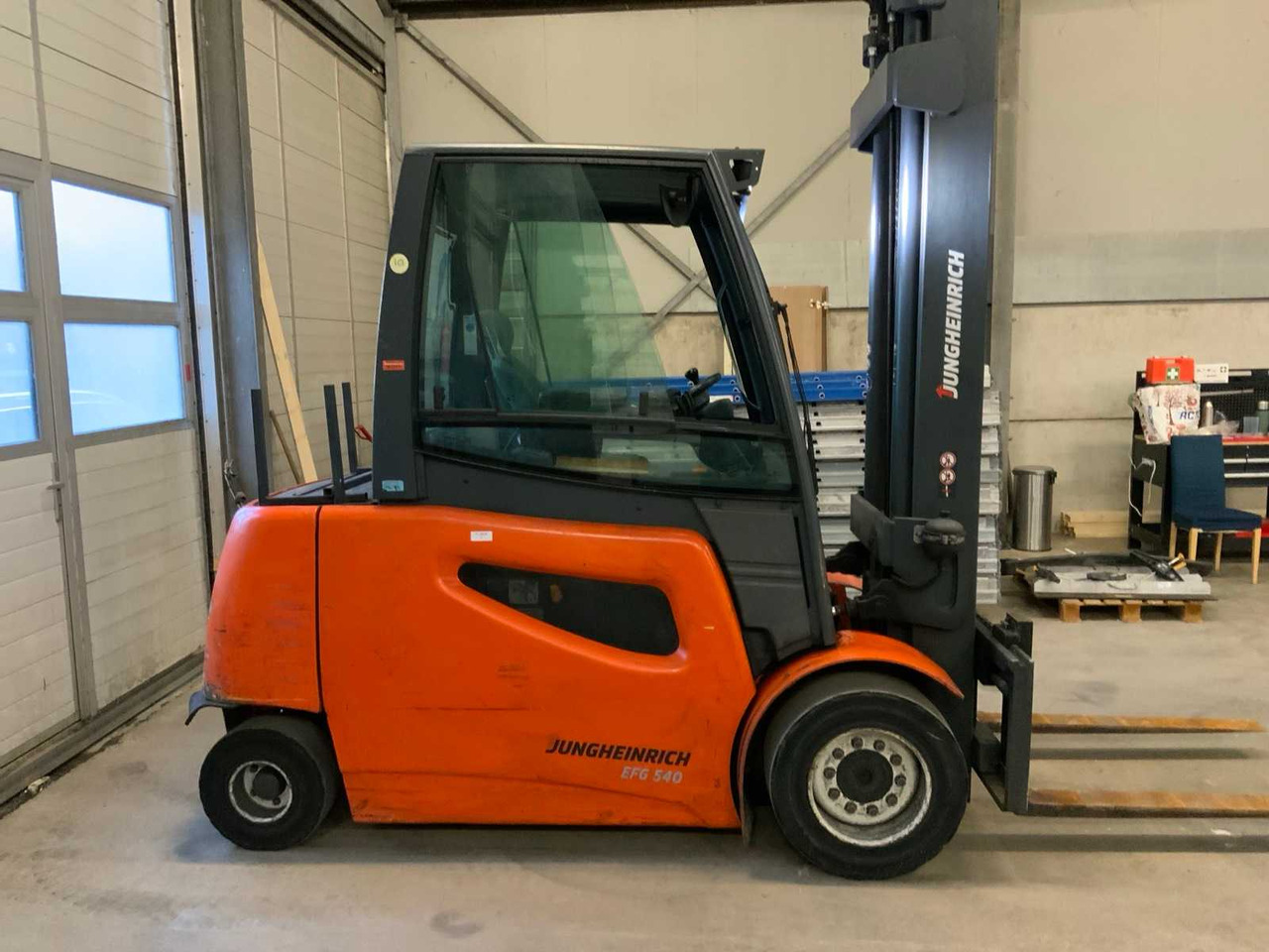 2014 JUNGHEINRICH EFG 540 FORKLIFT - Empilhadeira: foto 3 2014 JUNGHEINRICH EFG 540 FORKLIFT - Empilhadeira: foto 3