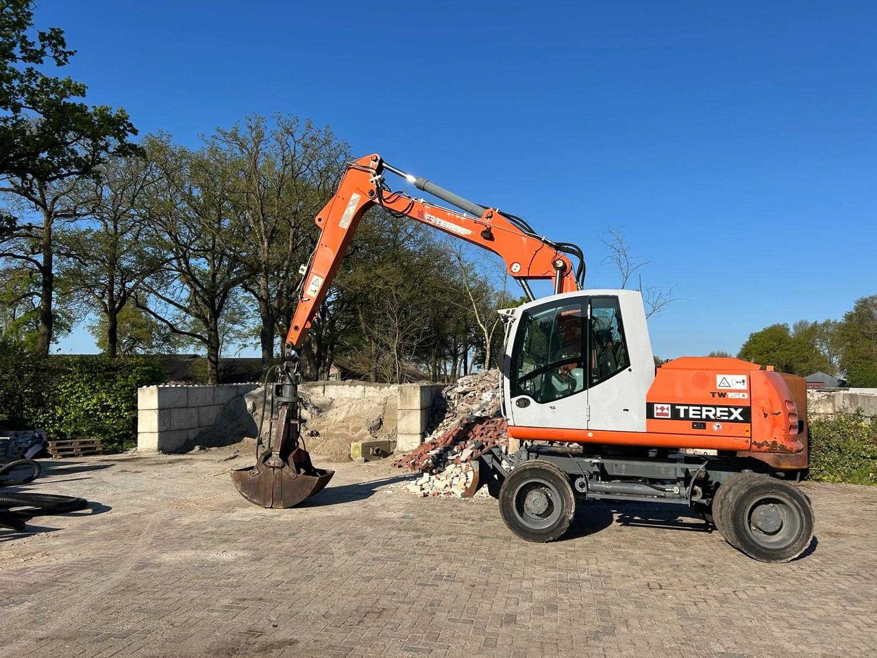 Atlas Terex TW150 - Escavadeira de rodas: foto 2 Atlas Terex TW150 - Escavadeira de rodas: foto 2