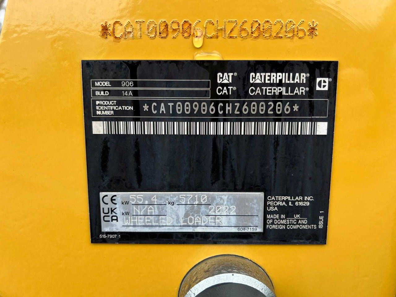 Pá carregadora de rodas Caterpillar 906: foto 16