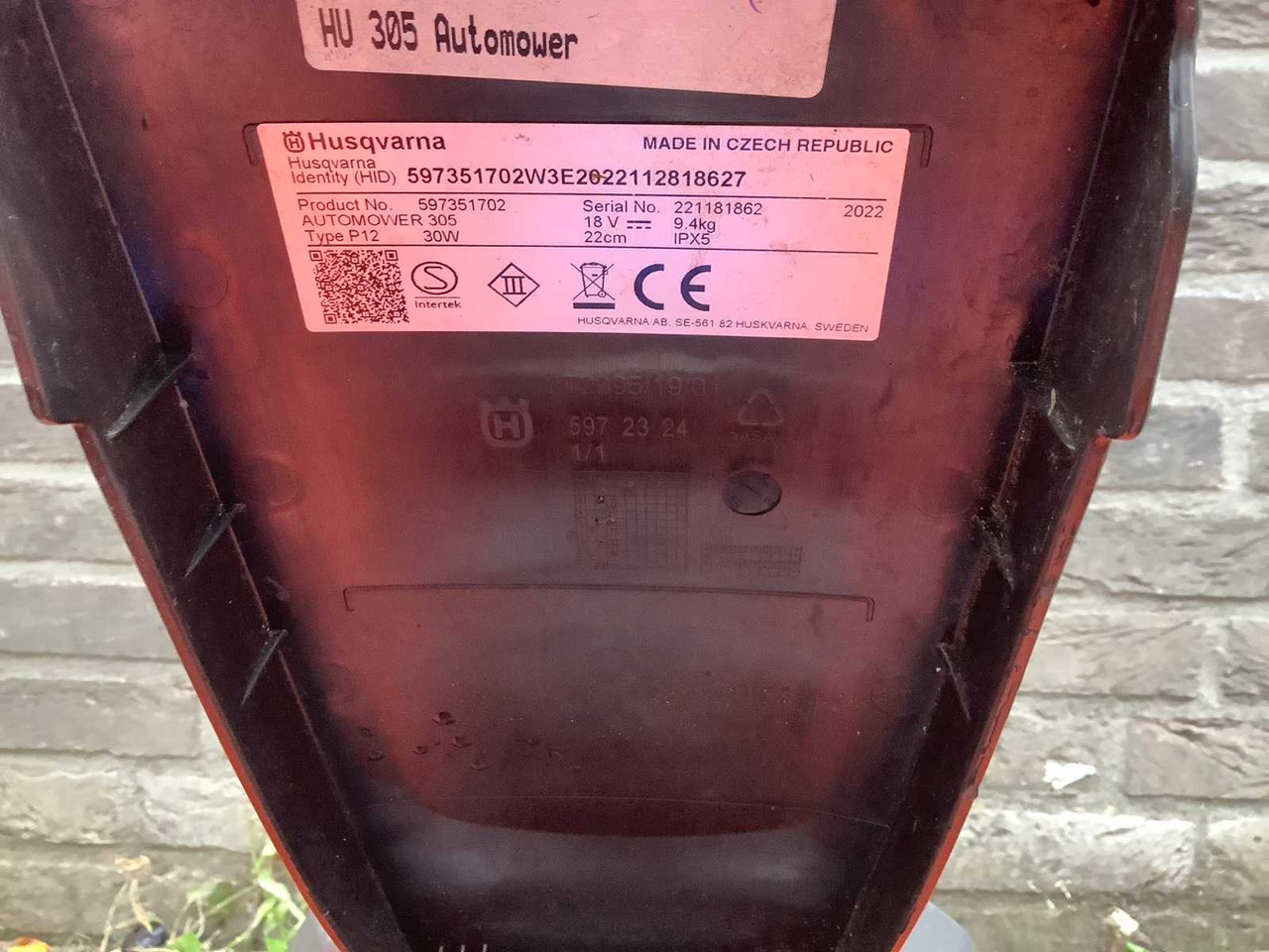 Husqvarna 305 - Cortador de grama: foto 5 Husqvarna 305 - Cortador de grama: foto 5