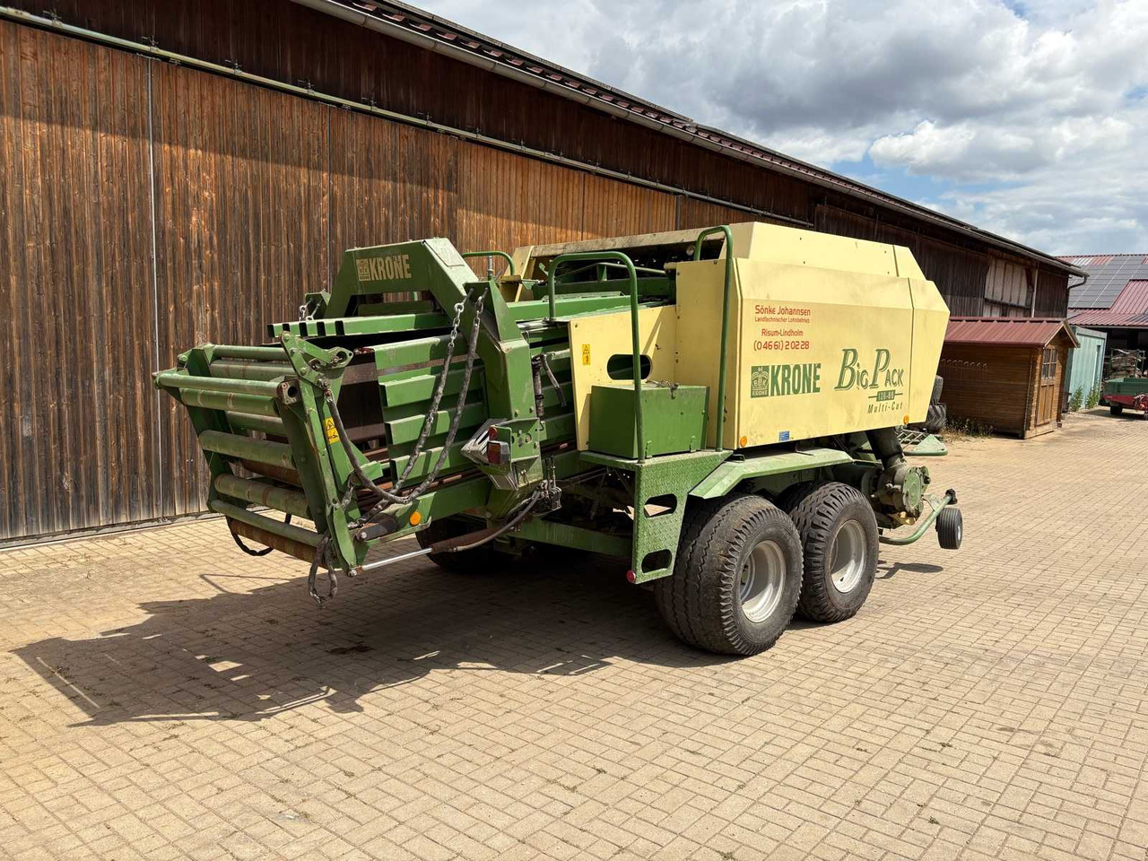 Krone Big Pack 120-80 Multi-Cut - Enfardadeira de fardos quadrados: foto 5 Krone Big Pack 120-80 Multi-Cut - Enfardadeira de fardos quadrados: foto 5